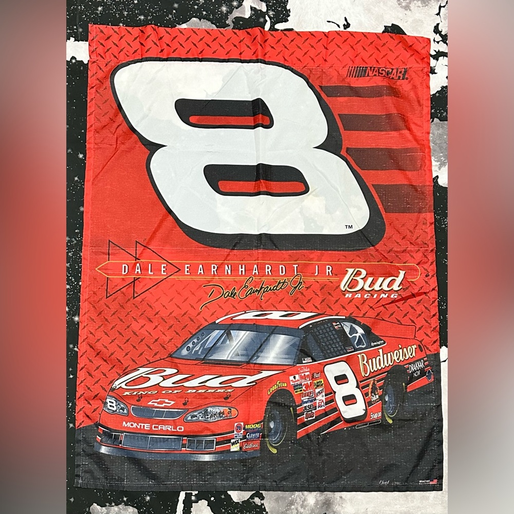 Budweiser NASCAR Dale Earnhardt Jr. Tapestry